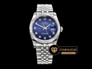 RDJ0267B - DateJust Jub Flt SSSS Dark Blue Diam BP A3135 Mod - 11.jpg